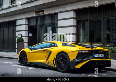 Lamborghini Aventador SV in London Stockfoto