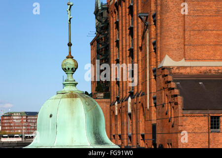 Geographie/Reisen, Deutschland, Hamburg, Speicherstadt, Brooktorkai, Brooktorhafen, Internationale Maritime Museum,, Additional-Rights - Clearance-Info - Not-Available Stockfoto