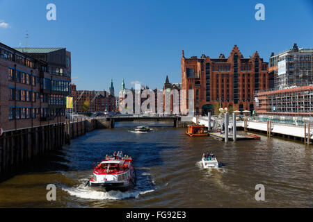 Geographie/Reisen, Deutschland, Hamburg, Speicherstadt, Brooktorkai, Brooktorhafen, Internationale Maritime Museum,, Additional-Rights - Clearance-Info - Not-Available Stockfoto