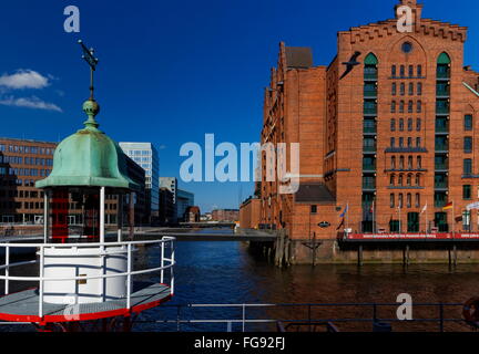 Geographie/Reisen, Deutschland, Hamburg, Speicherstadt, Brooktorkai, Brooktorhafen, Internationale Maritime Museum,, Additional-Rights - Clearance-Info - Not-Available Stockfoto