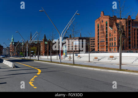 Geographie/Reisen, Deutschland, Hamburg, Speicherstadt, Brooktorkai, Brooktorhafen, Internationale Maritime Museum,, Additional-Rights - Clearance-Info - Not-Available Stockfoto