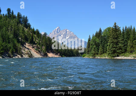 Am Snake River in der Nähe von Grand Teton Stockfoto