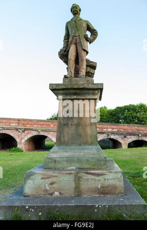 Statue von Sir Robert Juckes Clifton, viktorianischer Abgeordneter, Nottingham, England, Großbritannien Stockfoto