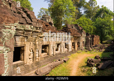 Die Ruinen des Tempels Preah Khan, Siem Reap, Kambodscha Stockfoto