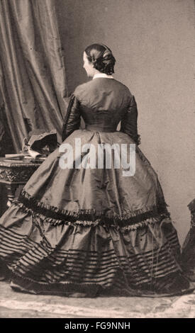 Viktorianischen Kleid Stockfoto