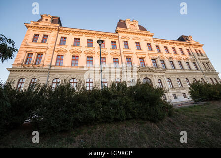 Gebäude der Stadt District Court von Pilsen (Plzeň), mittelböhmischen Region in Tschechien Stockfoto