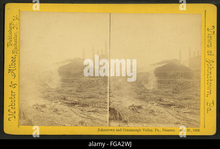 Cambria Iron Works, Johnstown, Pa, von Webster & Albee 2 Stockfoto