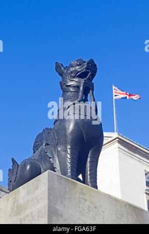 London, Westminster die Chindits Denkmal in Whitehall Verlängerung des Victoria Embankment Gardens Stockfoto