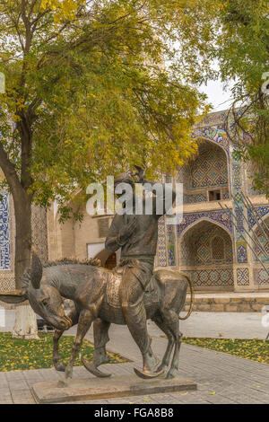 Denkmal für Nasreddin Hodja Stockfoto