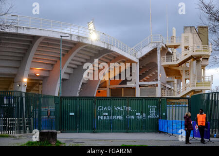 Außenansicht des Stadion Artemio Franchi, Florenz, Italien Stockfoto