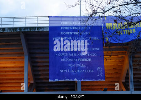 Außenansicht des Stadion Artemio Franchi, Florenz, Italien Stockfoto