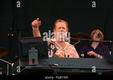 Brian Wilson, Pyramide, Glastonbury Festival 2005, Somerset, England, Vereinigtes Königreich. Stockfoto