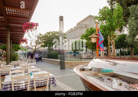Limassol mittelalterliche Burg Bereich im Zentrum alten Stadt. Es liegt im Süden von Zypern in Limassol. Die Burg stammt b Stockfoto