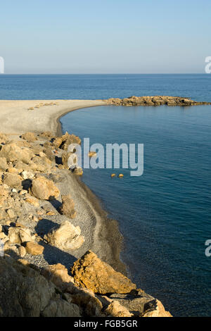 Griechenland, Kreta, Paleochora, Gialiskari-Beach östlich von Paleochora. Stockfoto