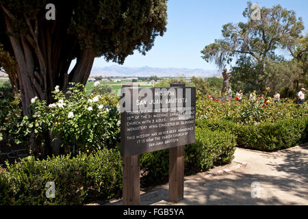 San Juan Bautista (CA) State Historic Park Stockfoto