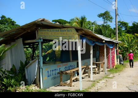 Little David Jerk Centre in Boston Bay, Portland, Jamaika Stockfoto