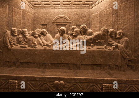 Salzbergwerk-Minen, Krakau, Polen, Europa. Stockfoto