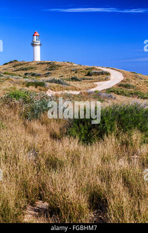 Leuchtturm an der Küste von Western Australia Stockfoto