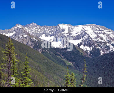 Schwan-Gipfel in der Schwan Palette von Flathead National Forest in der Nähe von Condon, montana Stockfoto