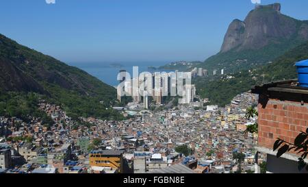 Favelas von Rio De Janeiro, Brasilien Stockfoto