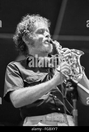 Bob Wilber auf dem Kool Jazz Festival in Stanhope, New Jersey, Juni 1982. Stockfoto