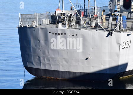 USS Turner Joy Heck Stockfoto