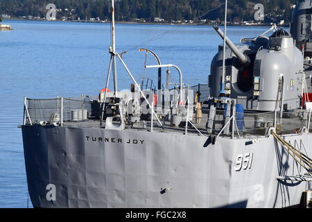 USS Turner Joy Heck Stockfoto