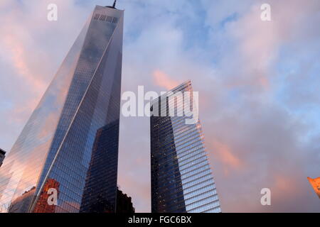 Freedom Tower, One World Trade Center in New York City, NY USA Stockfoto