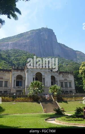 Parque Lage (oder Parque Enrique Lage), in der Stadt Rio De Janeiro, Brasilien Stockfoto