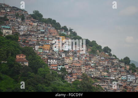 Favelas von Rio De Janeiro, Brasilien Stockfoto