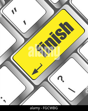 Beenden Sie-Taste auf schwarzen Internet-Computer-Tastatur Stockfoto