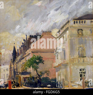 Dritte Ansicht von London Belgrave Square 1908 Jacques Emile Blanche 1861-1942 Frankreich Französisch Stockfoto