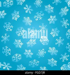 Schneeflocken Hintergrund. Stock Vektor