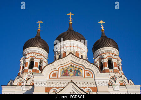 Alexander-Newski-Kathedrale, Tallinn, Estland Stockfoto