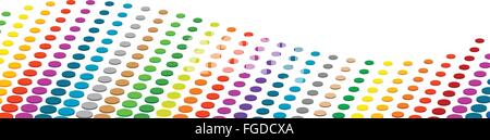 Vektor Halbton bunte Punkte Hintergrund. Stock Vektor