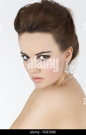 Junge Frau Portrait Stockfoto