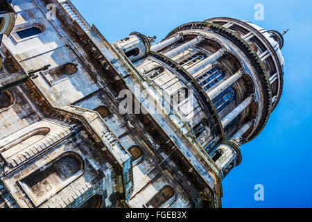 Die Basilika Notre-Dame de Boulogne in Boulogne Sur Mer, Frankreich. Stockfoto