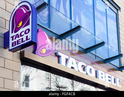 Taco Bell, Nottingham, England, UK Stockfoto