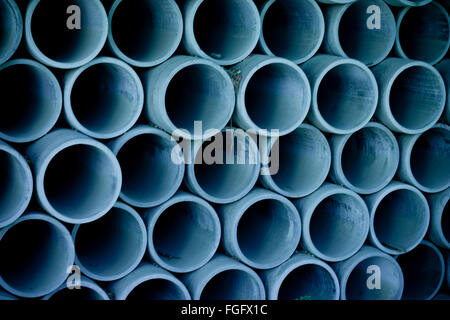 Rohre für die Kanalisation in Indien verwendet. Stockfoto