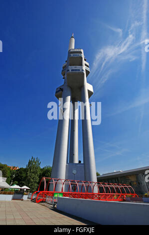 Blick auf TVtower Prag Tschechische Republik Stockfoto