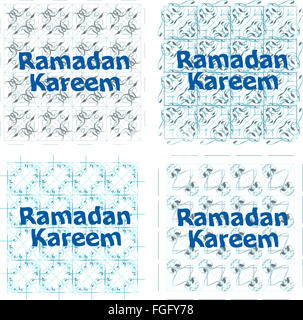 Der Sultan von elf Monaten Ramadan Grußkarte. Des muslimischen Fastenmonats Stockfoto