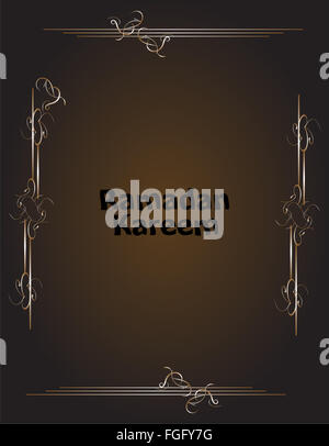 Ramadan Kareem. Zusammensetzung des muslimischen Fastenmonats Schriftzug. Stockfoto