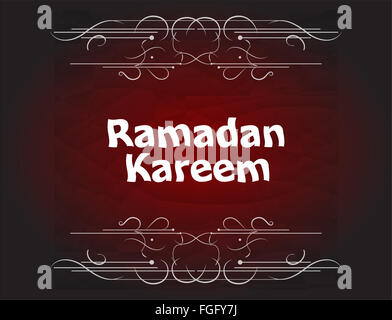 Der Sultan von elf Monaten Ramadan Grußkarte. Des muslimischen Fastenmonats Stockfoto