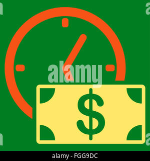 Kredit-Symbol von Business Set Bicolor Stockfoto