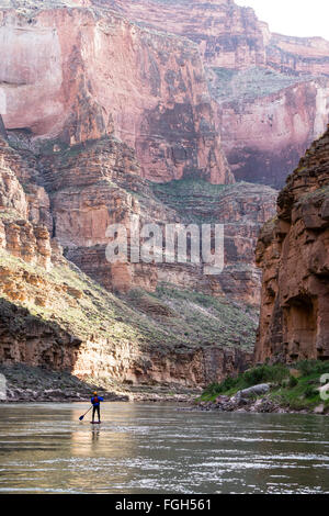 Stand Up Paddle-Boarding Stockfoto