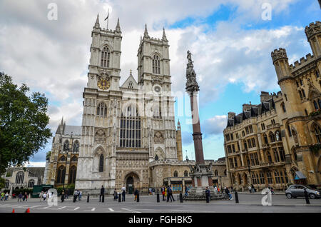 Westminster Abbey, London, UK, große lenkte Stockfoto