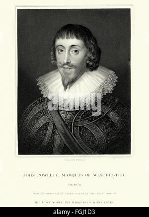 Porträt von John Paulet, 5. Marquess of Winchester Stockfoto