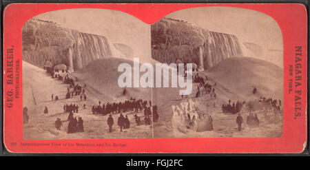 Momentanen Blick auf Berg und Eis Eisbrücke, Barker, George, 1844-1894 Stockfoto