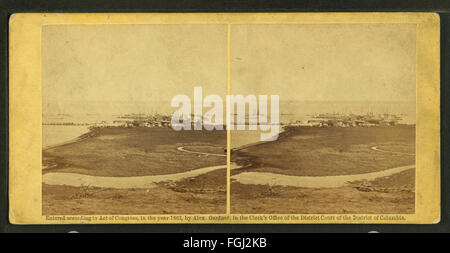 Aquia Creek Landung, Februar 1863, von Gardner, Alexander, 1821-1882 Stockfoto