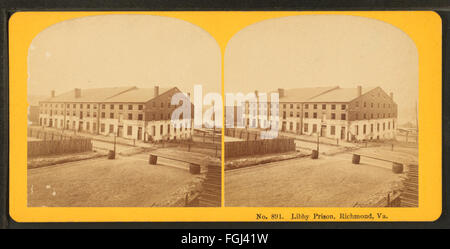 Libby Prison, Richmond, Va, Gebrüder Kilburn 5 Stockfoto